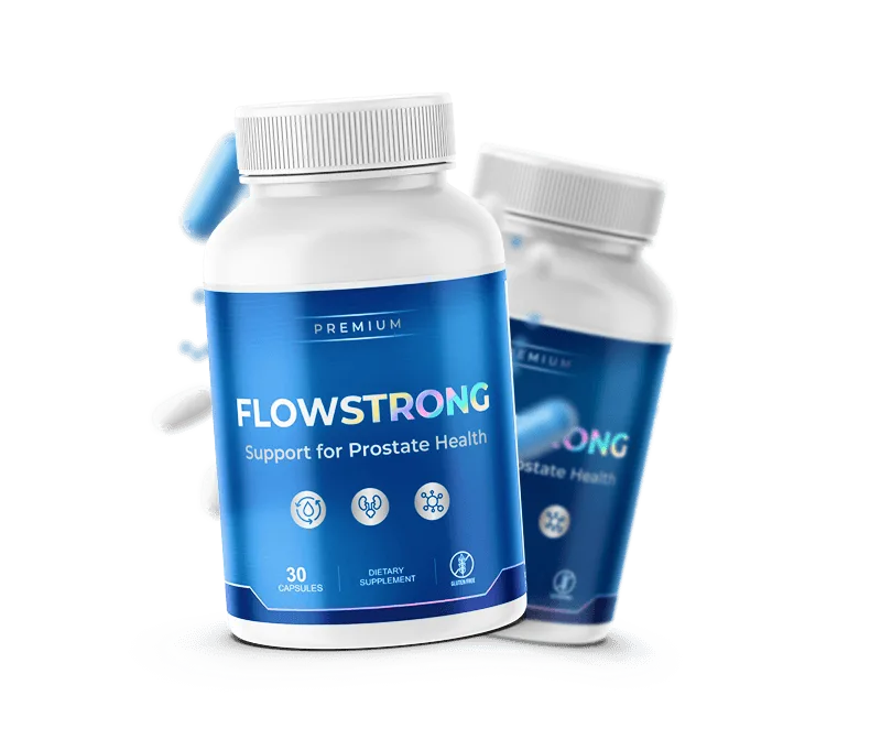 FlowStrong Prostate Health Supplement — Premium Formula for Men Over 40