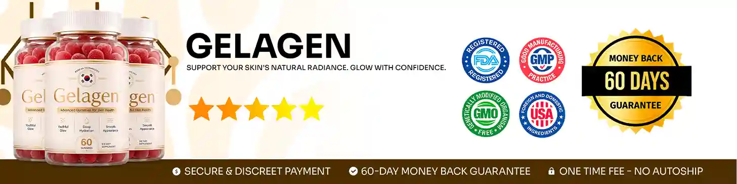 Gelagen benefits — radiant skin, stronger hair, healthier nails, deep hydration, sebum control