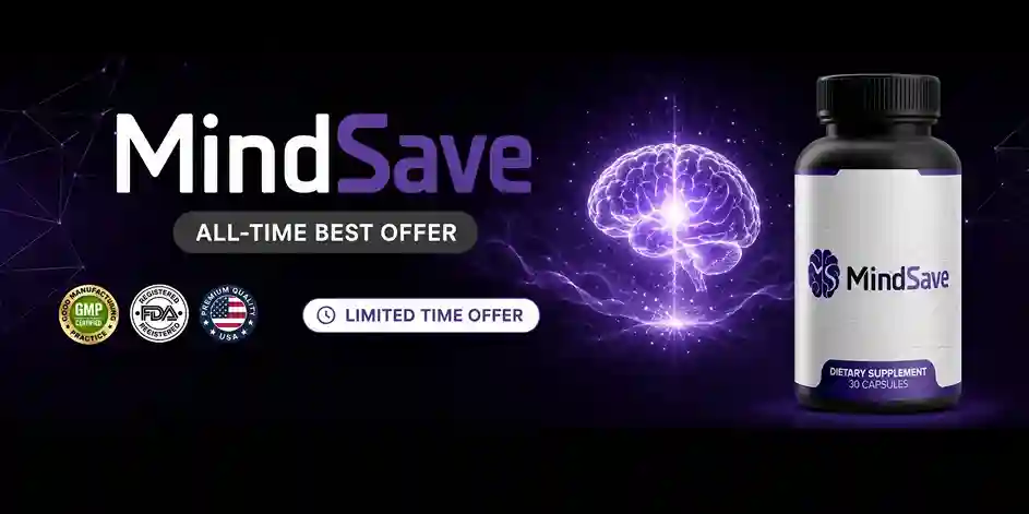 MindSave benefits — sharper memory clearer thinking reduced brain fog steady mental energy calm focus and long-term brain health